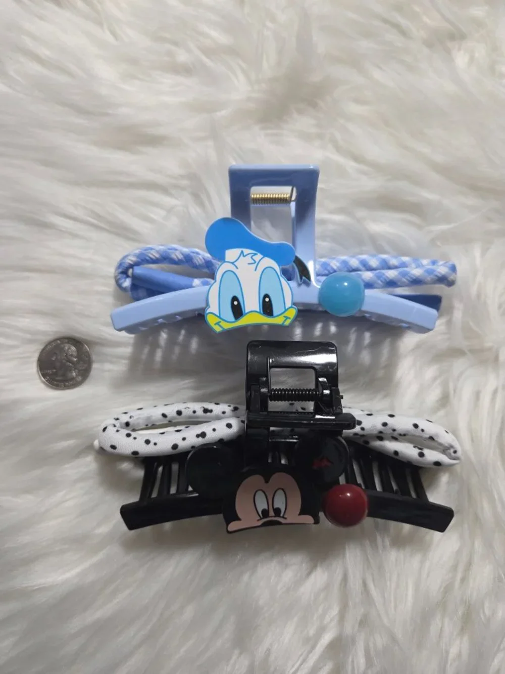 Mickey Mouse & Donald Duck Claw Clip Set